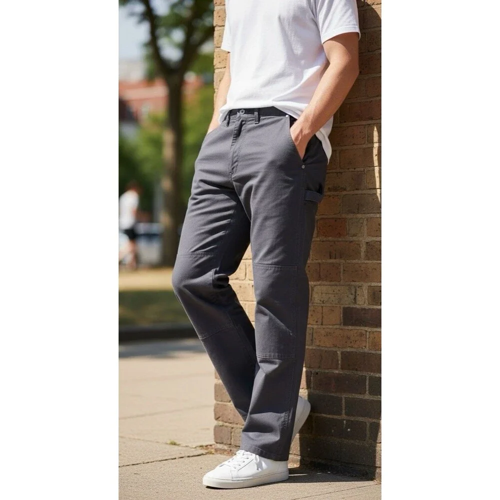 The North Face NEW! mens sz 32 grey flat front pants gorpcore atheisure